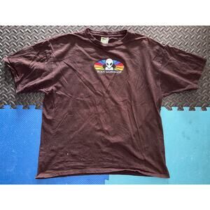 Vintage alien workshop 90s shirt brown XL skateboarding single stitch
